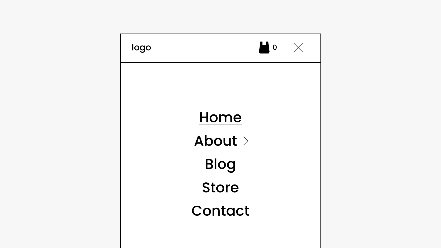Border Style - Mobile Menu preview